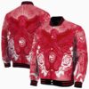 personalized atlanta hawks praying hands red jacket fashion forward
