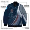 personalized auburn tigers wave patterns navy blue jacket new arrival