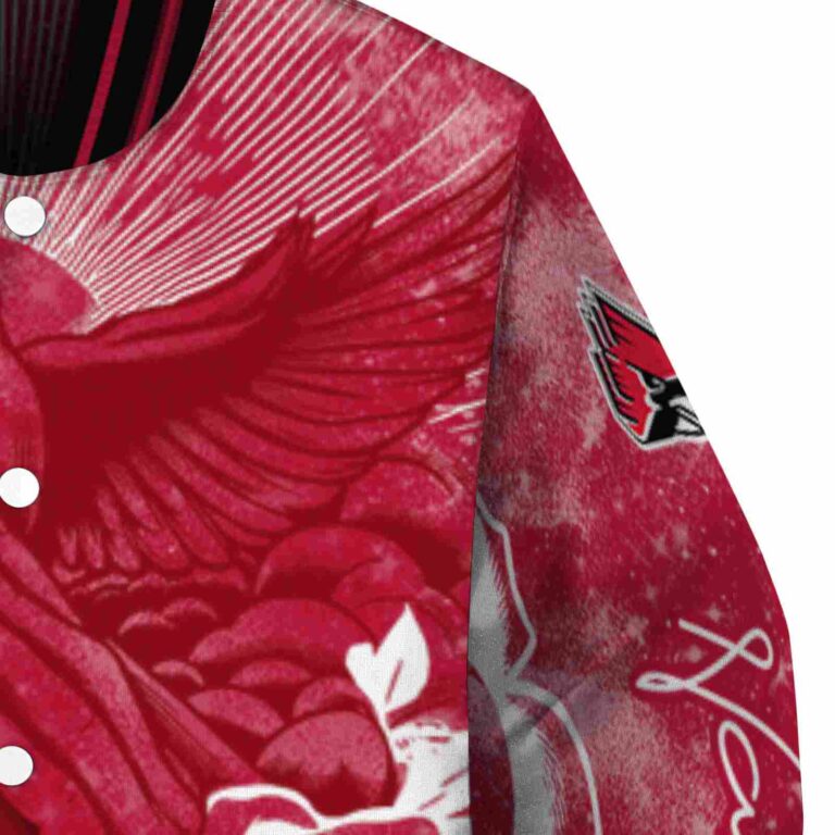 personalized ball state cardinals praying hands red jacket premium grade