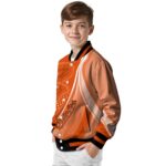 personalized baltimore orioles wave patterns orange jacket best selling
