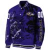 personalized baltimore ravens fishing art purple jacket best selling