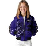 personalized baltimore ravens fishing art purple jacket best selling