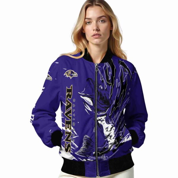 personalized baltimore ravens fishing passion purple white jacket latest model