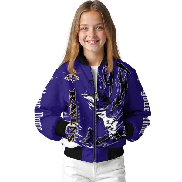 personalized baltimore ravens fishing passion purple white jacket top rated