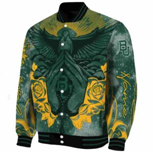 personalized baylor bears praying hands green jacket best selling