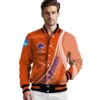 personalized boise state broncos wave patterns orange jacket high quality