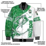 personalized boston celtics fishing rod white jacket best selling