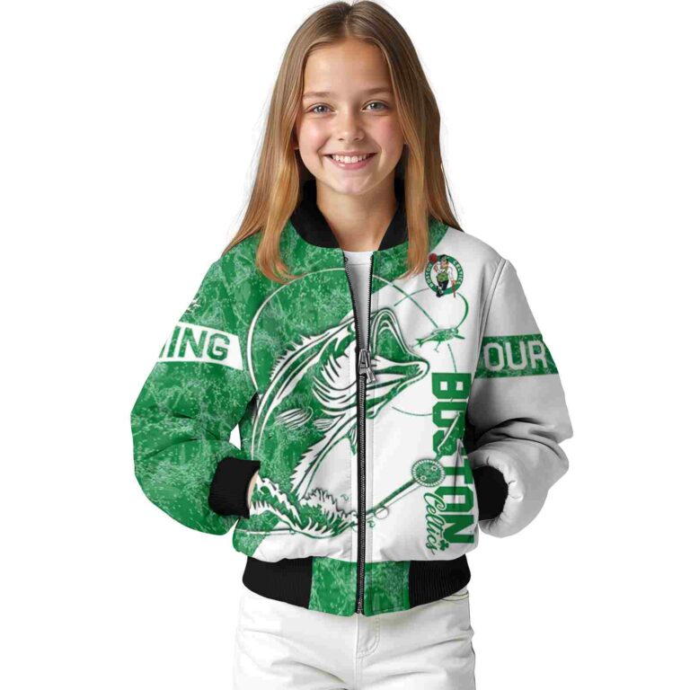 personalized boston celtics fishing rod white jacket top rated