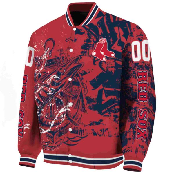 personalized boston red sox fishing art red jacket best selling