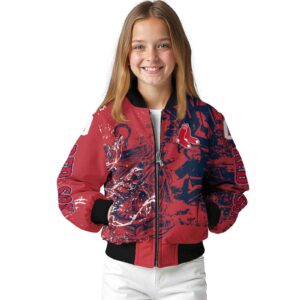 personalized boston red sox fishing art red jacket top rated