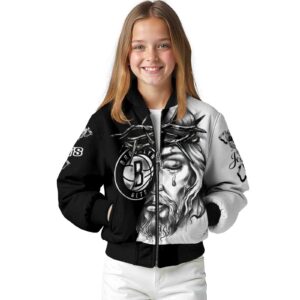 personalized brooklyn nets jesus tears black white jacket top rated
