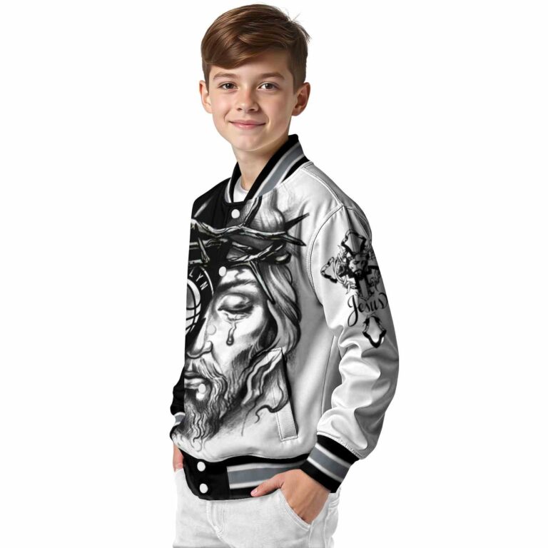 personalized brooklyn nets jesus tears black white jacket trendy