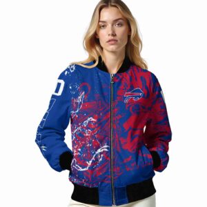 personalized buffalo bills fishing art blue jacket latest model