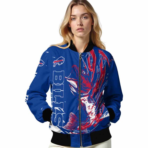 personalized buffalo bills fishing passion blue white jacket latest model