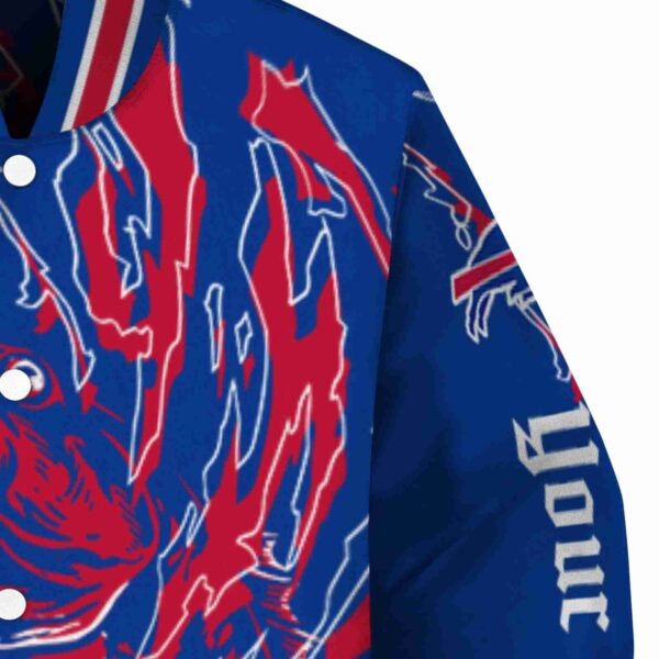 personalized buffalo bills fishing passion blue white jacket premium grade