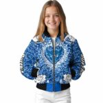 personalized buffalo bulls heart explosion royal blue jacket best selling