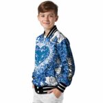 personalized buffalo bulls heart explosion royal blue jacket best selling
