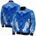 personalized buffalo bulls praying hands royal blue jacket best selling
