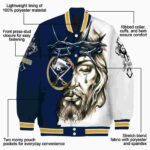 personalized buffalo sabres jesus tears navy blue white jacket best selling