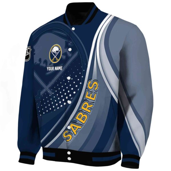personalized buffalo sabres wave patterns navy blue jacket best selling