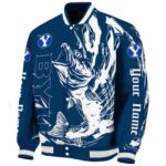 personalized byu cougars fishing passion blue white jacket best selling