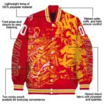 personalized calgary flames fishing art red jacket best selling