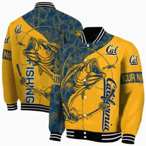 personalized california golden bears fishing rod gold jacket fashion forward