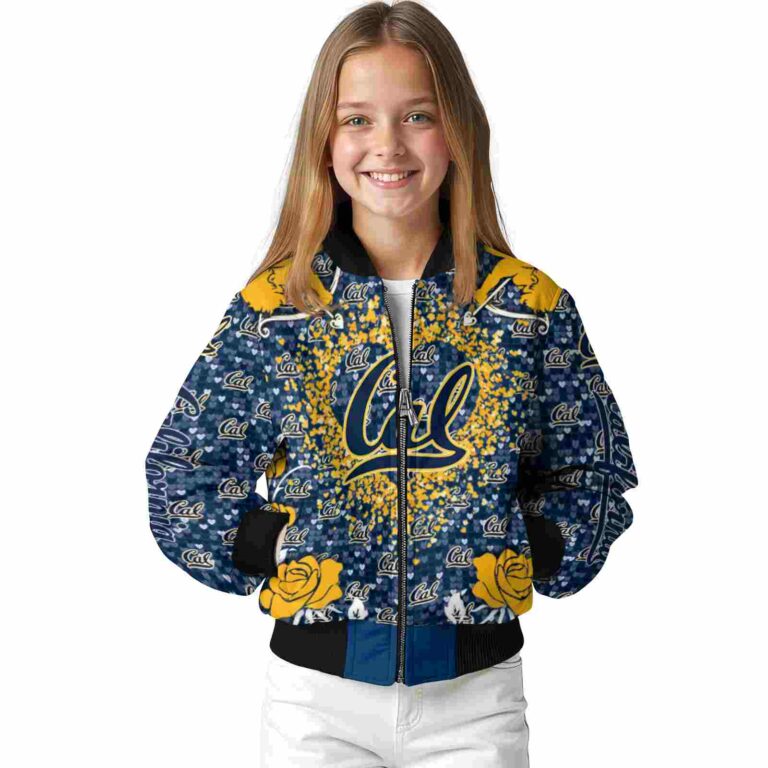 personalized california golden bears heart explosion blue jacket top rated