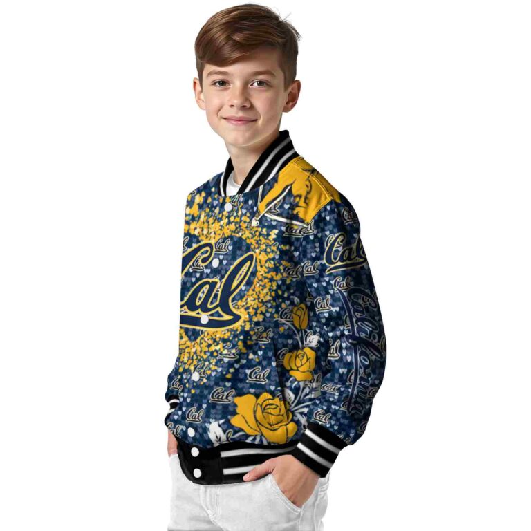 personalized california golden bears heart explosion blue jacket trendy