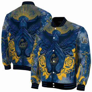 personalized california golden bears praying hands blue jacket fashion forward