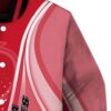 personalized carolina hurricanes wave patterns red jacket premium grade