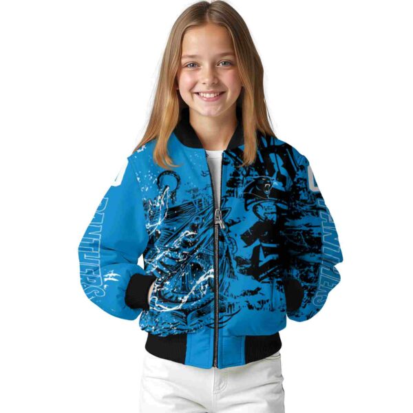 personalized carolina panthers fishing art blue jacket top rated