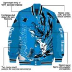personalized carolina panthers fishing passion blue white jacket best selling