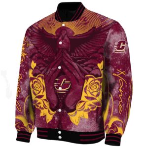 personalized central michigan chippewas praying hands maroon jacket best selling