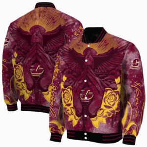 personalized central michigan chippewas praying hands maroon jacket fashion forward