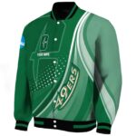 personalized charlotte 49ers wave patterns green jacket best selling