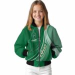 personalized charlotte 49ers wave patterns green jacket best selling