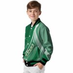 personalized charlotte 49ers wave patterns green jacket best selling