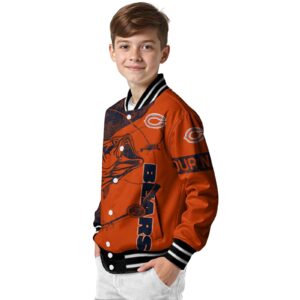personalized chicago bears fishing rod orange jacket trendy