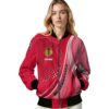 personalized chicago blackhawks wave patterns red jacket latest model