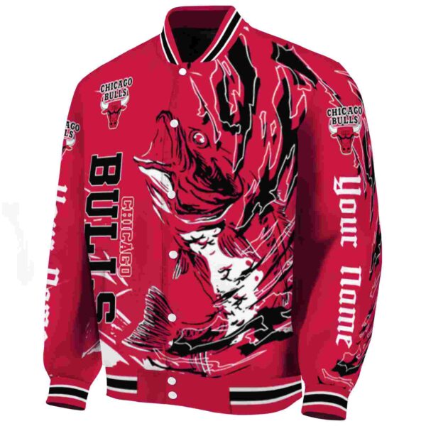 personalized chicago bulls fishing passion red white jacket best selling