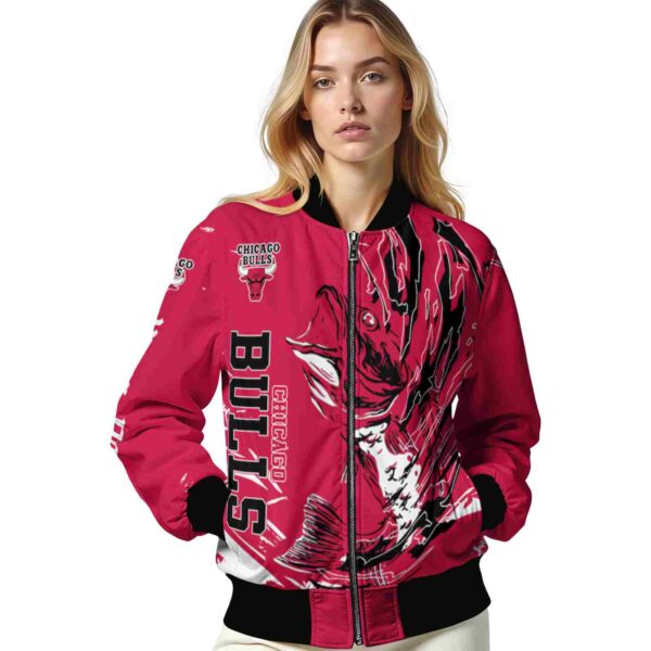 personalized chicago bulls fishing passion red white jacket latest model