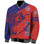 personalized chicago cubs fishing rod red jacket best selling