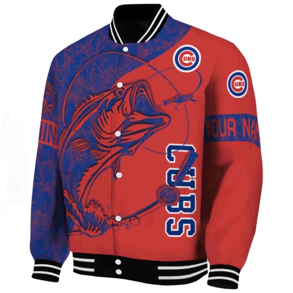personalized chicago cubs fishing rod red jacket best selling