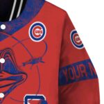 personalized chicago cubs fishing rod red jacket best selling