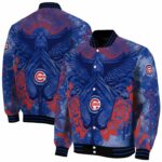 personalized chicago cubs praying hands blue jacket best selling