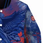 personalized chicago cubs praying hands blue jacket best selling