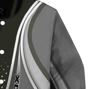 personalized chicago white sox wave patterns black jacket premium grade