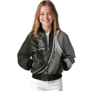 personalized chicago white sox wave patterns black jacket top rated