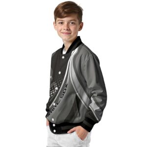 personalized chicago white sox wave patterns black jacket trendy